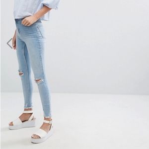 ASOS Skinny Ripped Knee Jeans